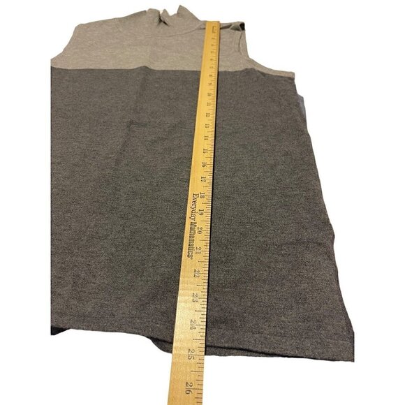 Wynee Layers Soft Yarn Colorblock High Neck Sleeveless Tunic Size XL - Picture 8 of 11